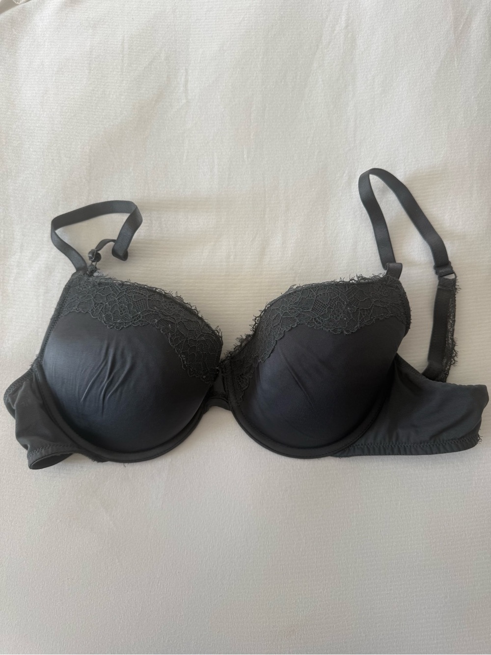 Auden Grey Lace Bra